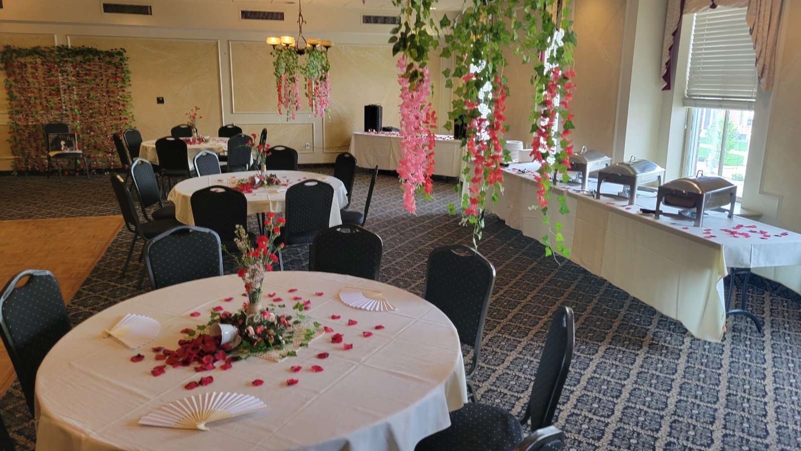 Banquet hall at Martha's Exchange